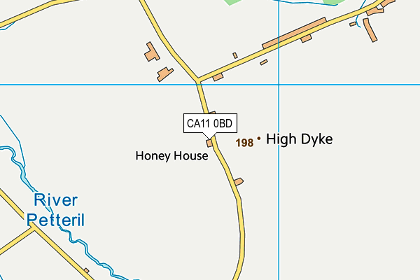 CA11 0BD map - OS VectorMap District (Ordnance Survey)