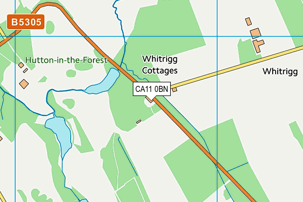 CA11 0BN map - OS VectorMap District (Ordnance Survey)