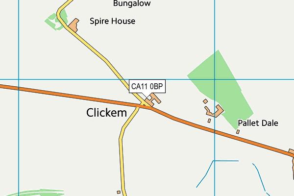 CA11 0BP map - OS VectorMap District (Ordnance Survey)