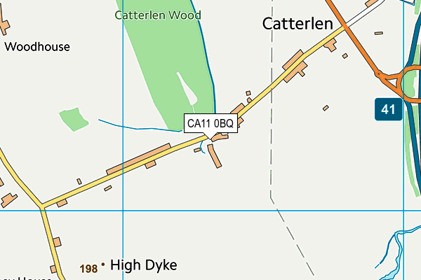 CA11 0BQ map - OS VectorMap District (Ordnance Survey)