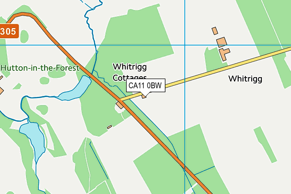 CA11 0BW map - OS VectorMap District (Ordnance Survey)