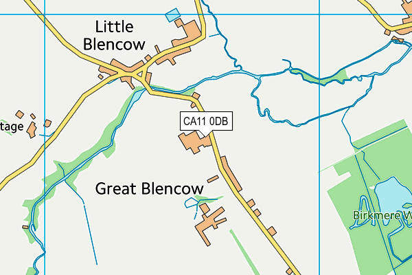 CA11 0DB map - OS VectorMap District (Ordnance Survey)