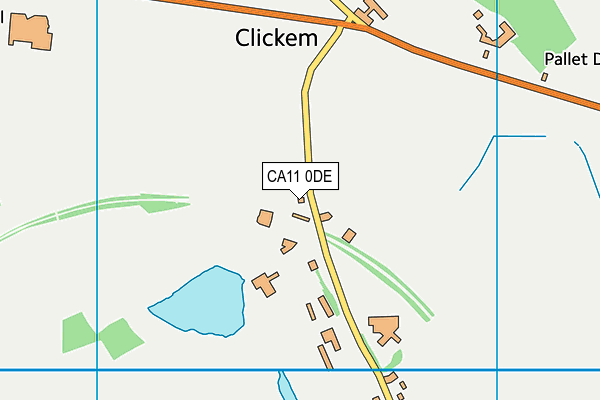 CA11 0DE map - OS VectorMap District (Ordnance Survey)