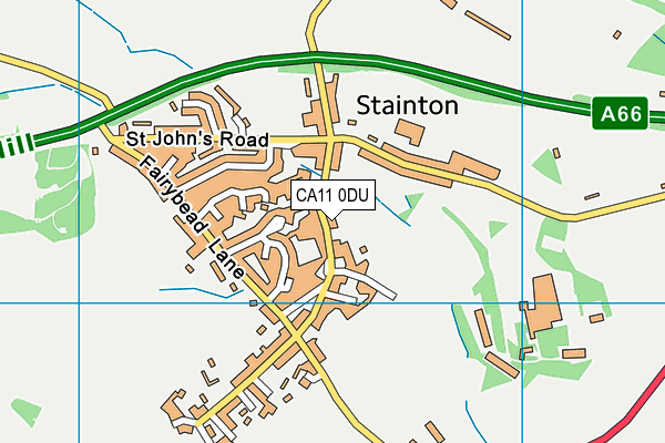 CA11 0DU map - OS VectorMap District (Ordnance Survey)