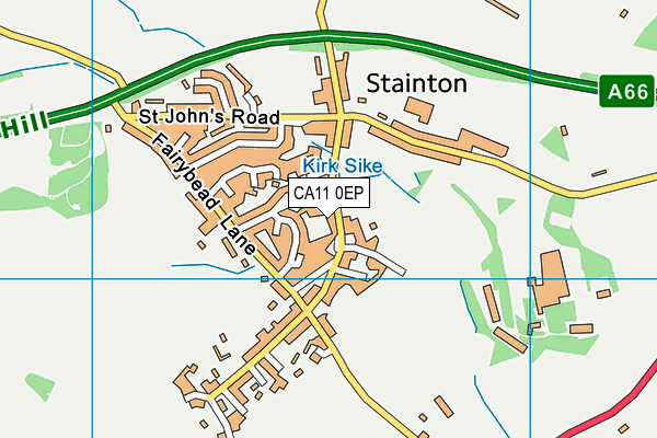 CA11 0EP map - OS VectorMap District (Ordnance Survey)