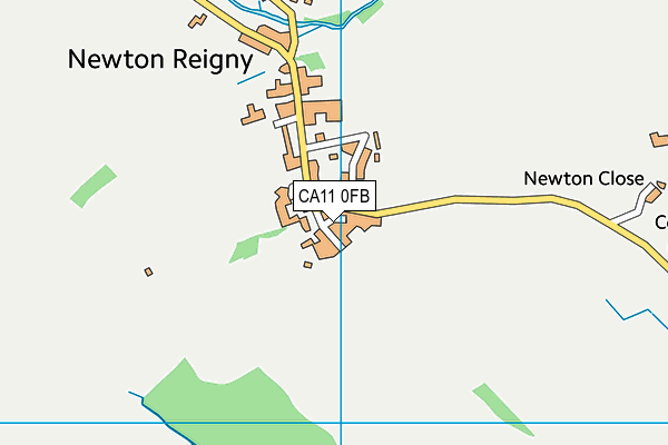 CA11 0FB map - OS VectorMap District (Ordnance Survey)