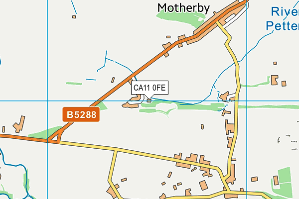 CA11 0FE map - OS VectorMap District (Ordnance Survey)