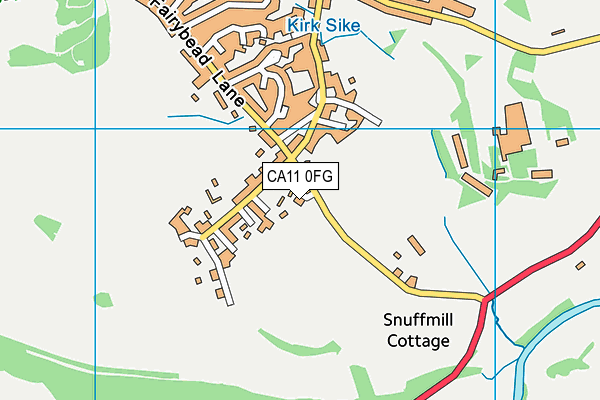 CA11 0FG map - OS VectorMap District (Ordnance Survey)