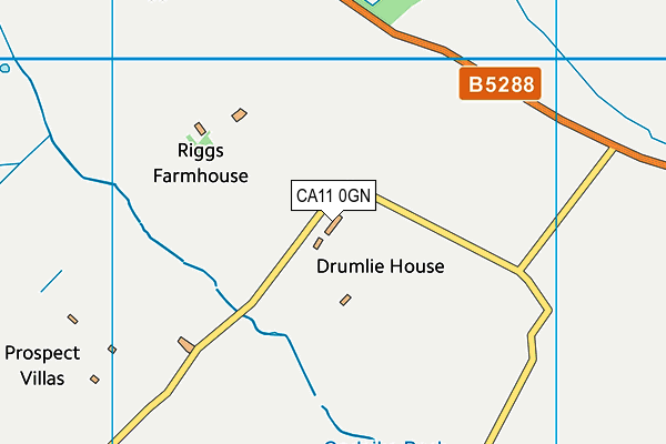 CA11 0GN map - OS VectorMap District (Ordnance Survey)