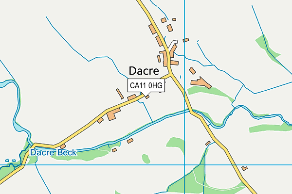 CA11 0HG map - OS VectorMap District (Ordnance Survey)