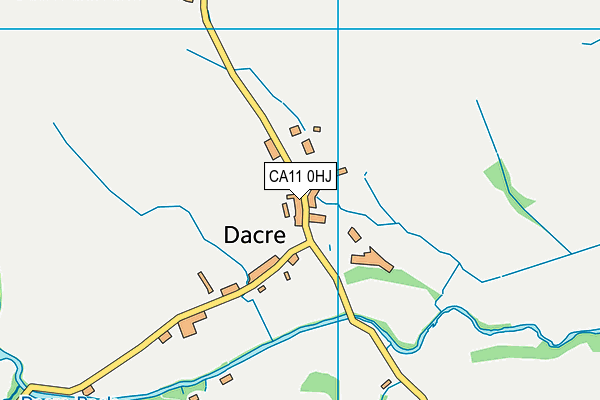 CA11 0HJ map - OS VectorMap District (Ordnance Survey)