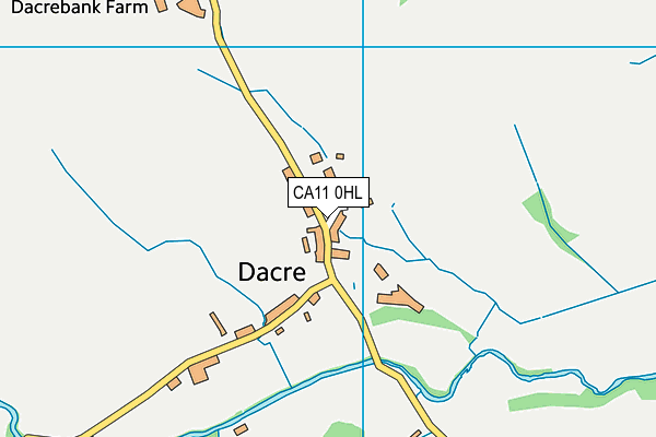 CA11 0HL map - OS VectorMap District (Ordnance Survey)