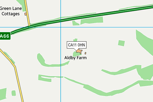 CA11 0HN map - OS VectorMap District (Ordnance Survey)