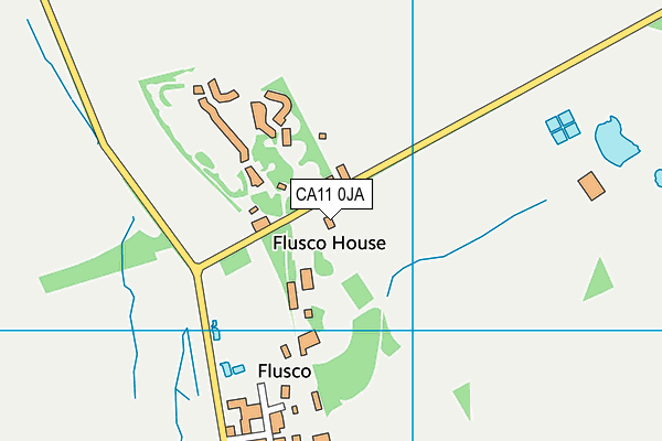 CA11 0JA map - OS VectorMap District (Ordnance Survey)