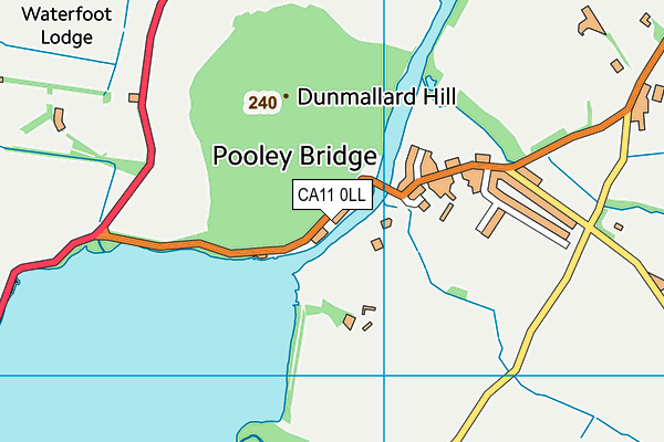 CA11 0LL map - OS VectorMap District (Ordnance Survey)