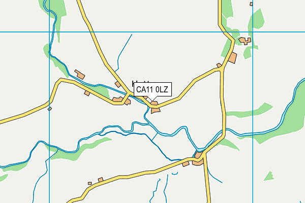 CA11 0LZ map - OS VectorMap District (Ordnance Survey)