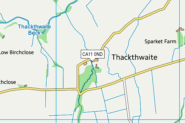 CA11 0ND map - OS VectorMap District (Ordnance Survey)