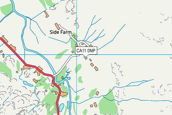 CA11 0NP map - OS VectorMap District (Ordnance Survey)