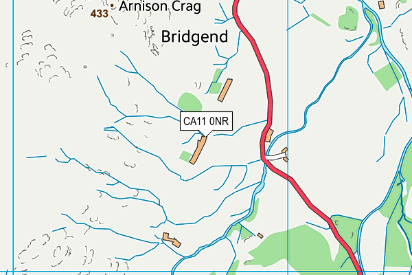 CA11 0NR map - OS VectorMap District (Ordnance Survey)