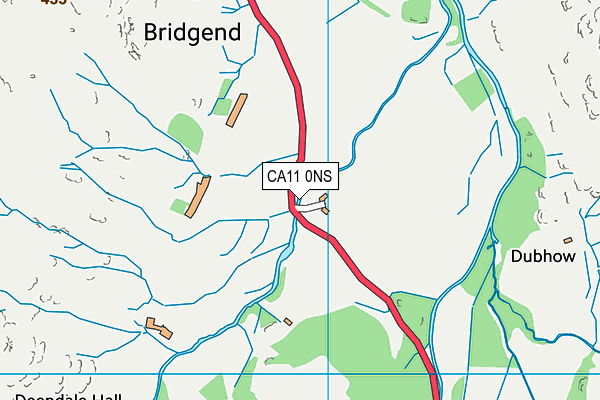 CA11 0NS map - OS VectorMap District (Ordnance Survey)