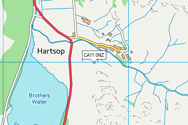 CA11 0NZ map - OS VectorMap District (Ordnance Survey)