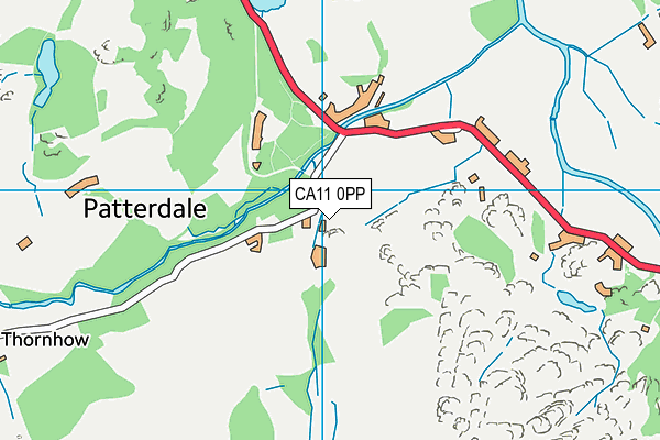 CA11 0PP map - OS VectorMap District (Ordnance Survey)