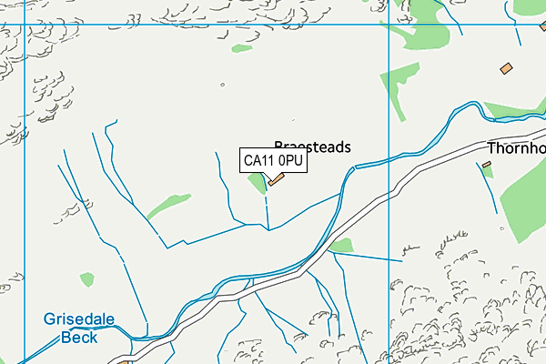 CA11 0PU map - OS VectorMap District (Ordnance Survey)