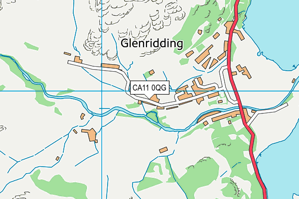 CA11 0QG map - OS VectorMap District (Ordnance Survey)