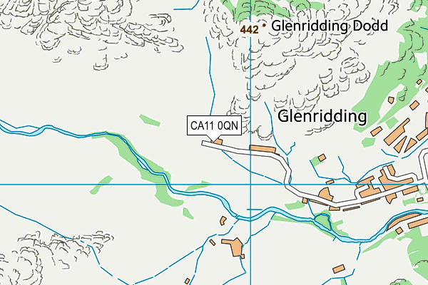 CA11 0QN map - OS VectorMap District (Ordnance Survey)