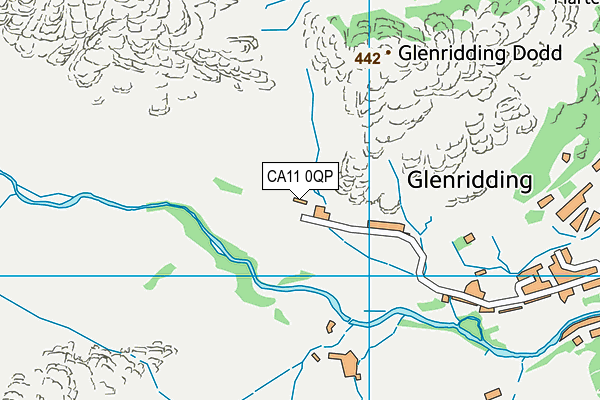 CA11 0QP map - OS VectorMap District (Ordnance Survey)