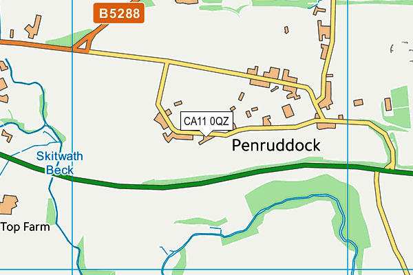 CA11 0QZ map - OS VectorMap District (Ordnance Survey)