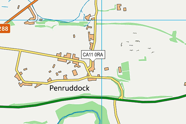 CA11 0RA map - OS VectorMap District (Ordnance Survey)