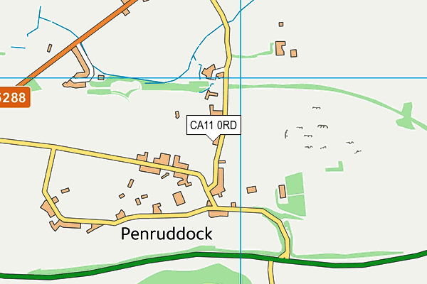 CA11 0RD map - OS VectorMap District (Ordnance Survey)