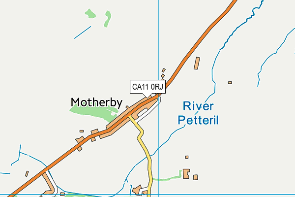 CA11 0RJ map - OS VectorMap District (Ordnance Survey)