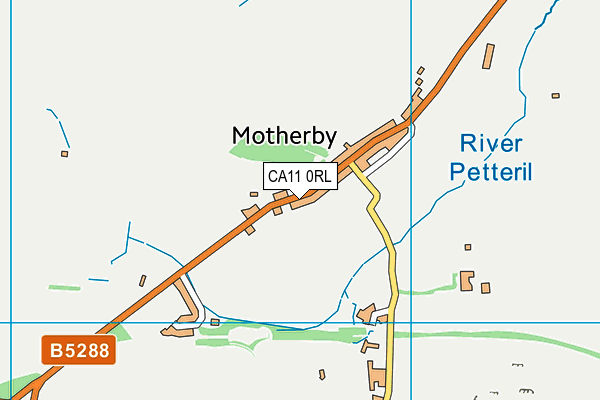 CA11 0RL map - OS VectorMap District (Ordnance Survey)