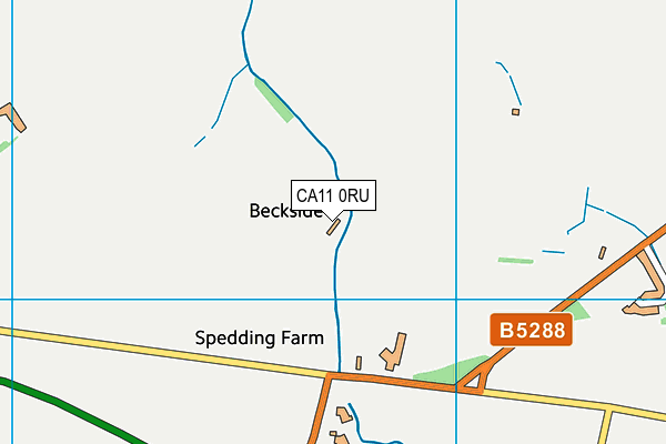 CA11 0RU map - OS VectorMap District (Ordnance Survey)