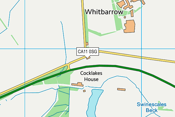 CA11 0SG map - OS VectorMap District (Ordnance Survey)