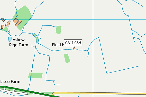 CA11 0SH map - OS VectorMap District (Ordnance Survey)