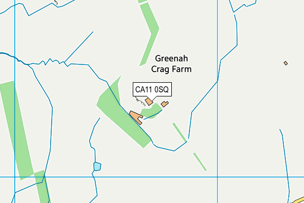 CA11 0SQ map - OS VectorMap District (Ordnance Survey)