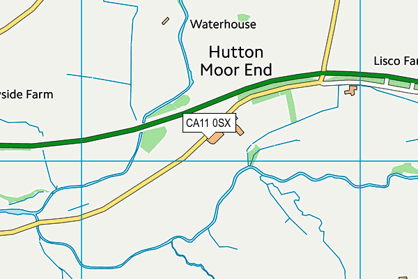 CA11 0SX map - OS VectorMap District (Ordnance Survey)