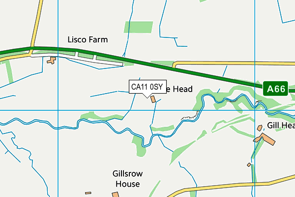 CA11 0SY map - OS VectorMap District (Ordnance Survey)