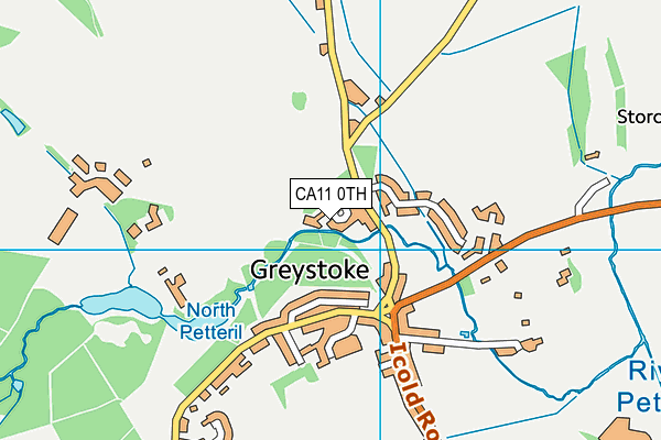 CA11 0TH map - OS VectorMap District (Ordnance Survey)