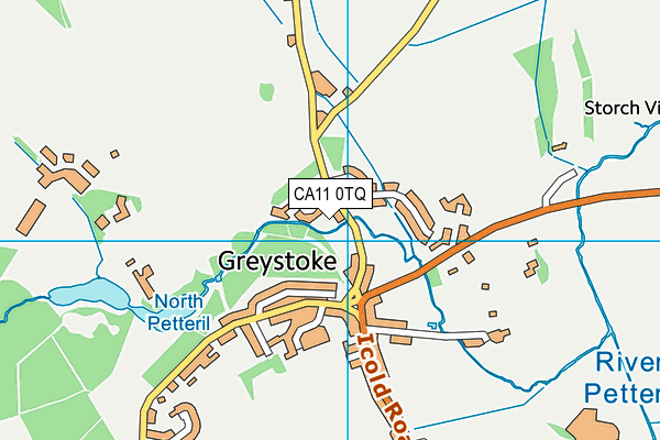 CA11 0TQ map - OS VectorMap District (Ordnance Survey)