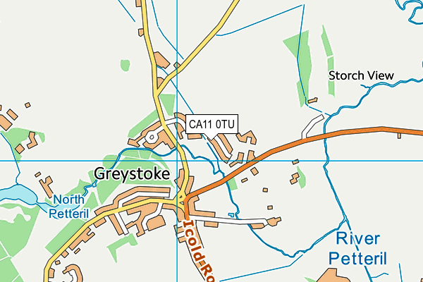 CA11 0TU map - OS VectorMap District (Ordnance Survey)