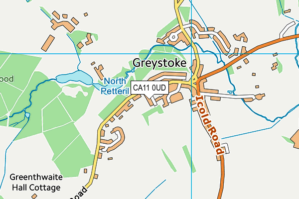 CA11 0UD map - OS VectorMap District (Ordnance Survey)