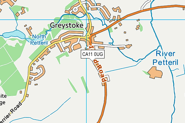 CA11 0UG map - OS VectorMap District (Ordnance Survey)