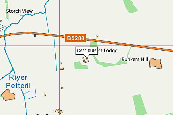 CA11 0UP map - OS VectorMap District (Ordnance Survey)