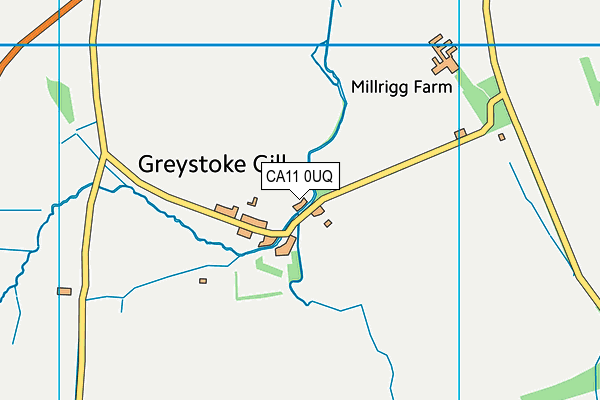 CA11 0UQ map - OS VectorMap District (Ordnance Survey)