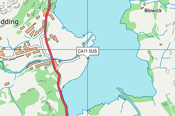 CA11 0US map - OS VectorMap District (Ordnance Survey)