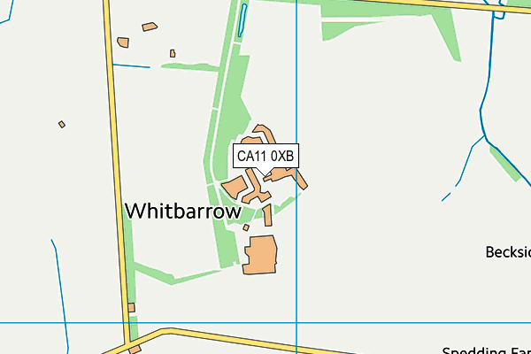 CA11 0XB map - OS VectorMap District (Ordnance Survey)